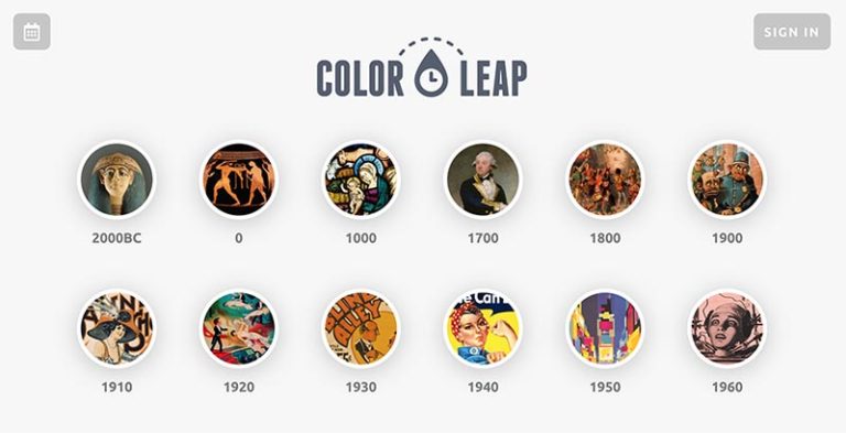 配色工具-Color Leap-History’s Palettes_s
