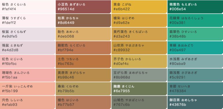 色見學-日本傳統色-和色大辭典